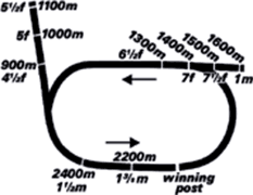bendigo racecourse track map